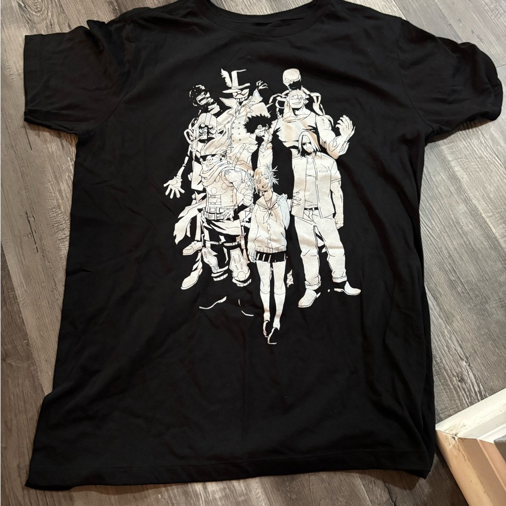 Black Graphic Short Sleeve Tee
